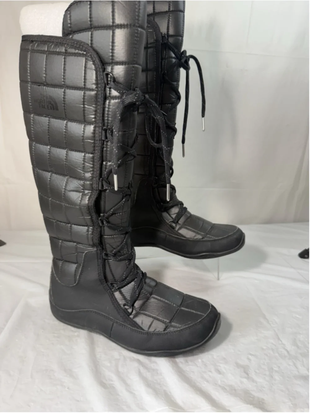 The North Face Svetlana Primaloft Insulated Quilted Winter Boots Black Sz 7.5 M